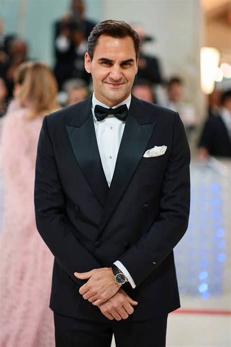 roger federer rolex green|roger federer met gala.